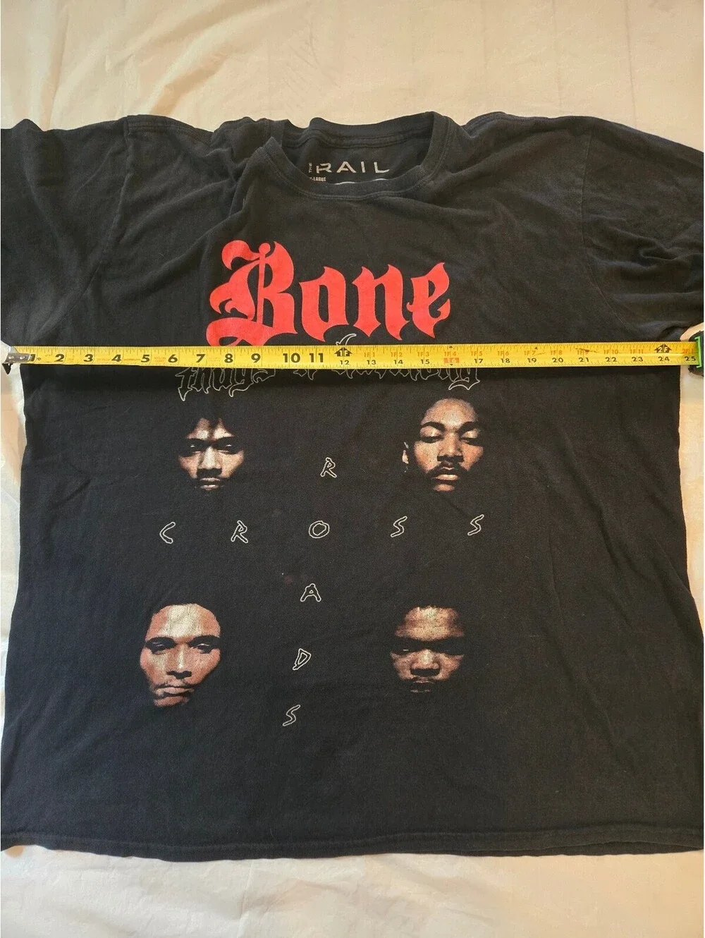Bone Thugs-N-Harmony Crossroads T Shirt XL Black 100% Cotton Hip Hop Rap Tee